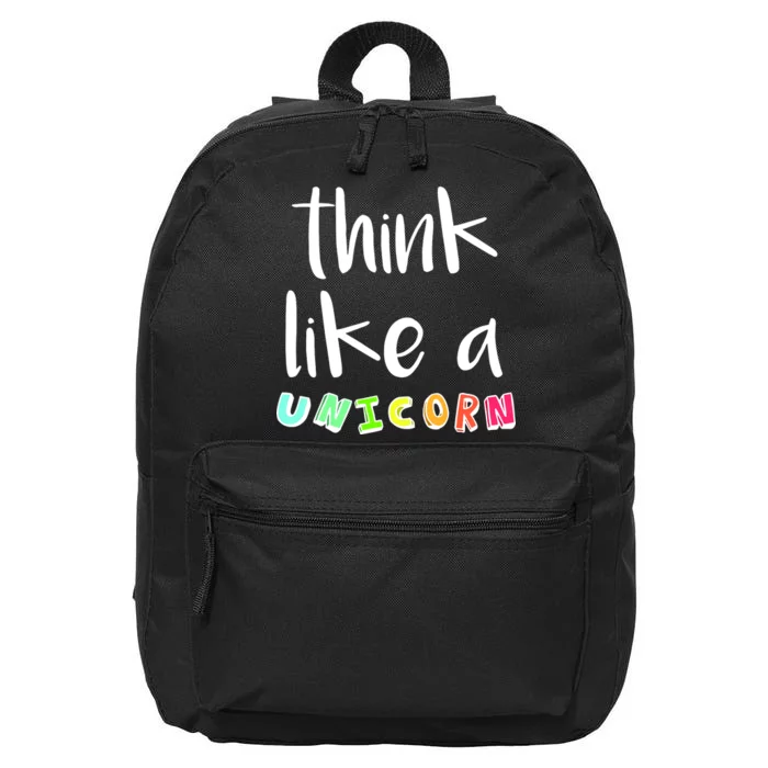 Think Like A Unicorn 16 in Basic Backpack