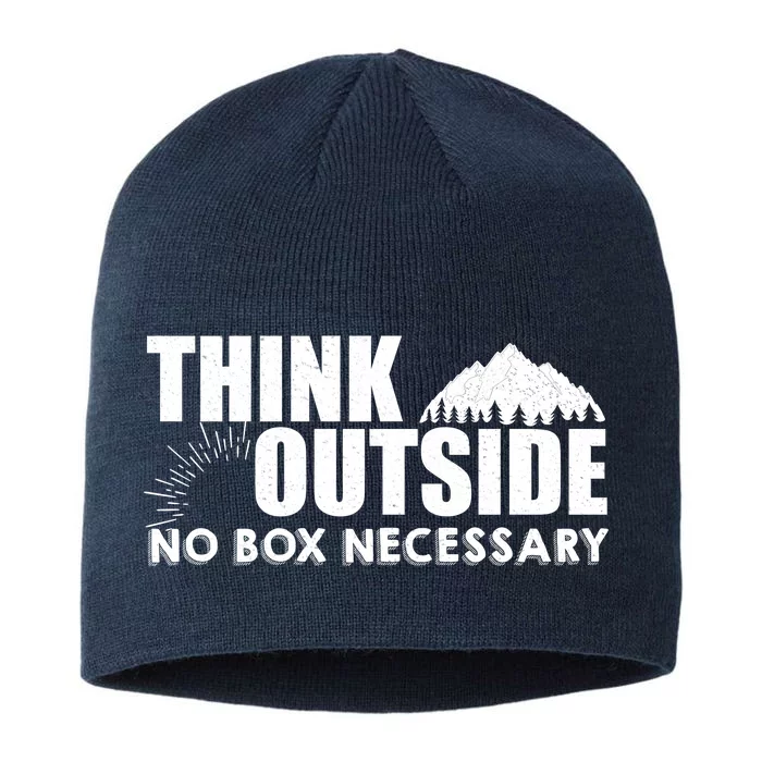 Think Outside No Box Necessary 8 1/2in Sustainable Knit Beanie