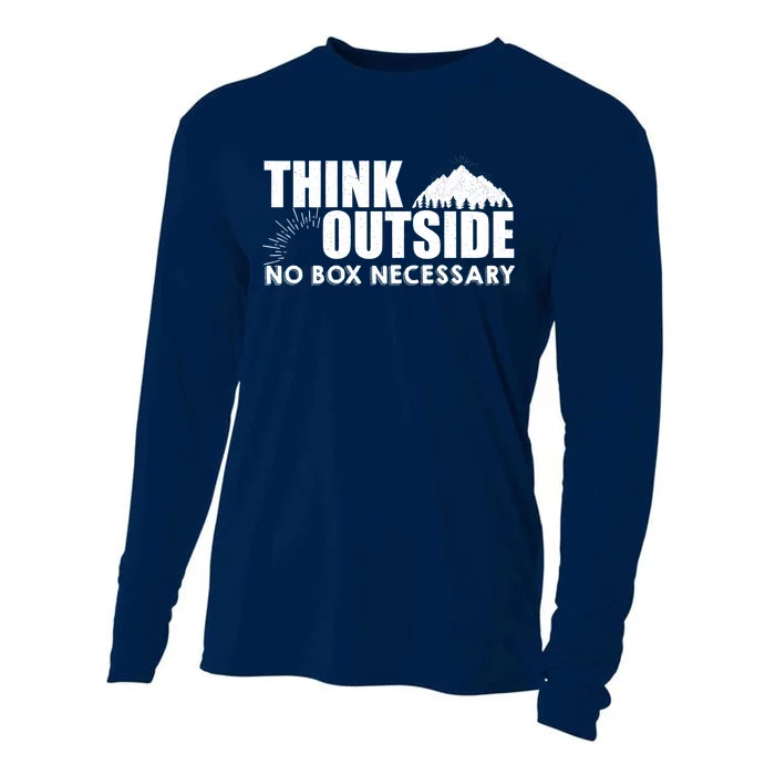 Think Outside No Box Necessary Cooling Performance Long Sleeve Crew