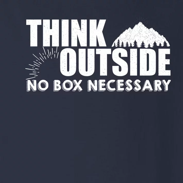 Think Outside No Box Necessary Toddler Long Sleeve Shirt