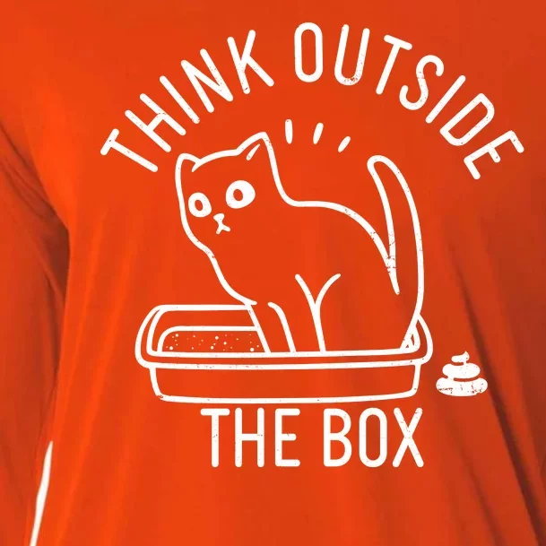 Think Outside The Box Cat Poop Cooling Performance Long Sleeve Crew