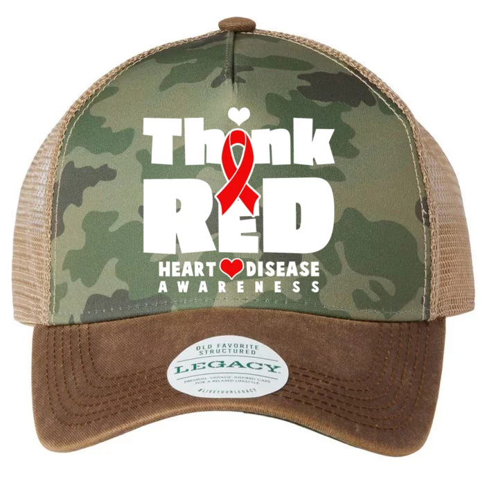 Think Red Heart Disease Awareness Legacy Tie Dye Trucker Hat