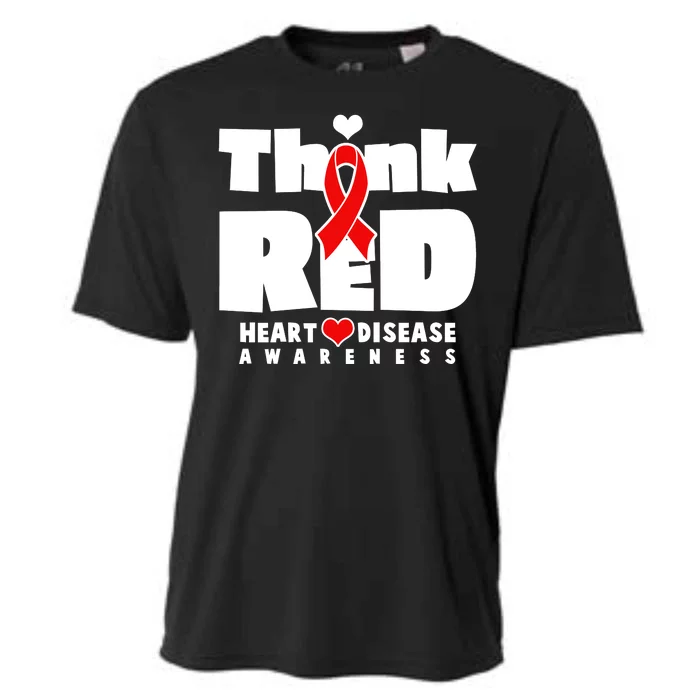 Think Red Heart Disease Awareness Cooling Performance Crew T-Shirt