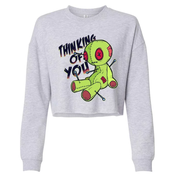 Thinking Of You Voodoo Cropped Pullover Crew