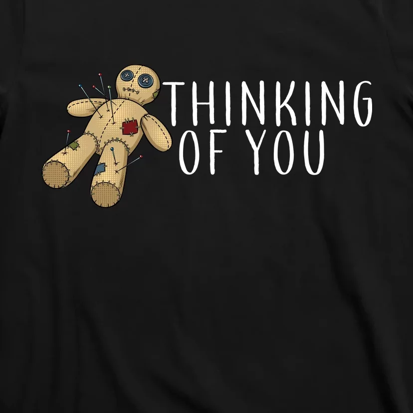 Sarcastic Thinking of You. Voodoo doll. for white or light