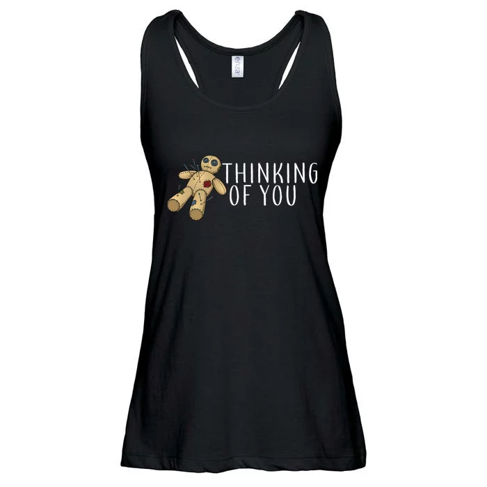 Thinking of You Voodoo Doll Ladies Essential Flowy Tank