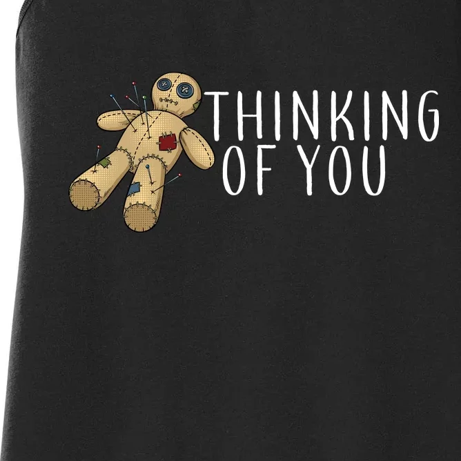 Thinking of You Voodoo Doll Women's Racerback Tank