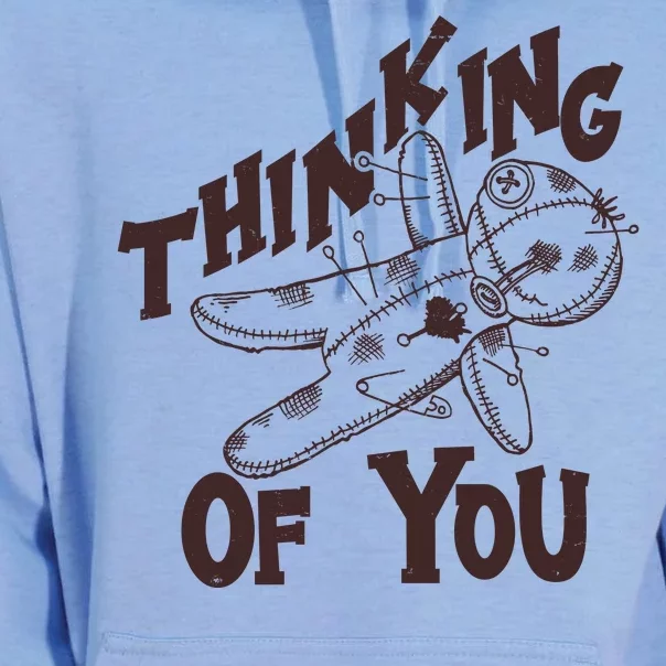 Thinking Of You Voodoo Doll Funny Unisex Surf Hoodie