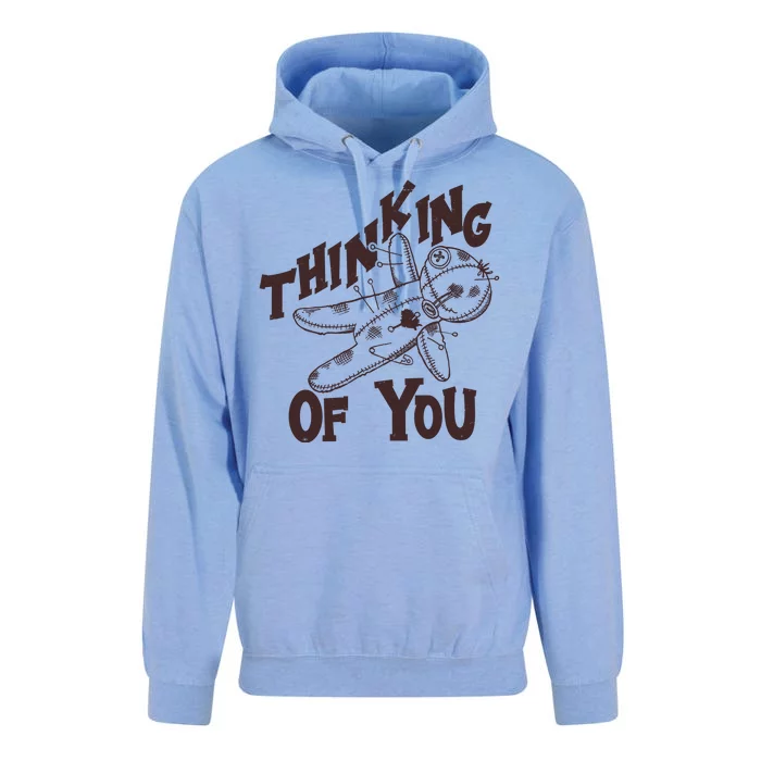 Thinking Of You Voodoo Doll Funny Unisex Surf Hoodie