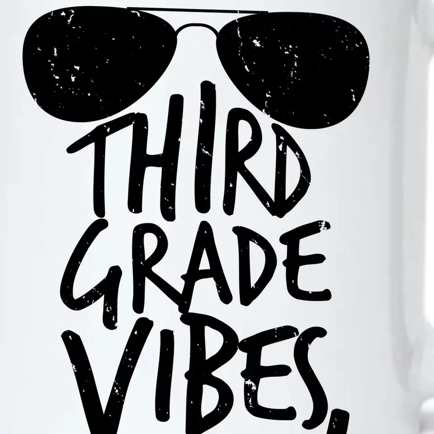 Third Grade Vibes Only Black Color Changing Mug