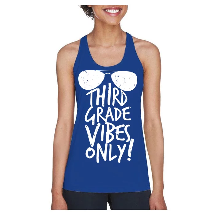 Third Grade Vibes Only Women's Racerback Tank