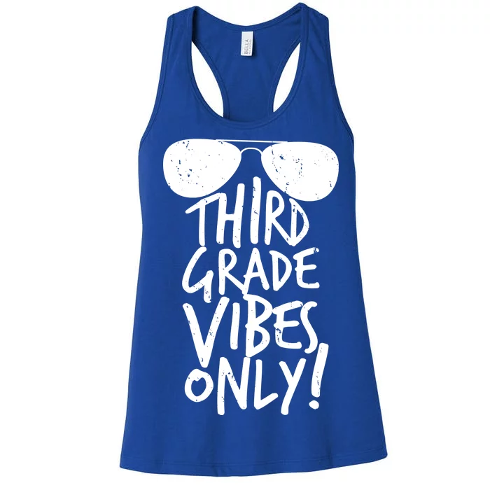 Third Grade Vibes Only Women's Racerback Tank