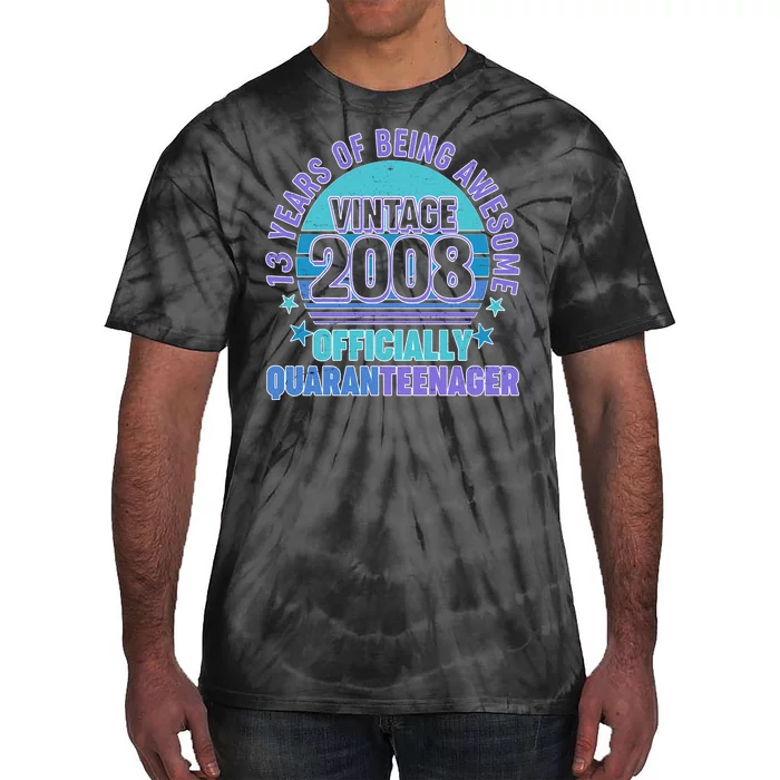 Thirteen 13 Years of Being Awesome Officially QuaranTeenager Tie-Dye T-Shirt