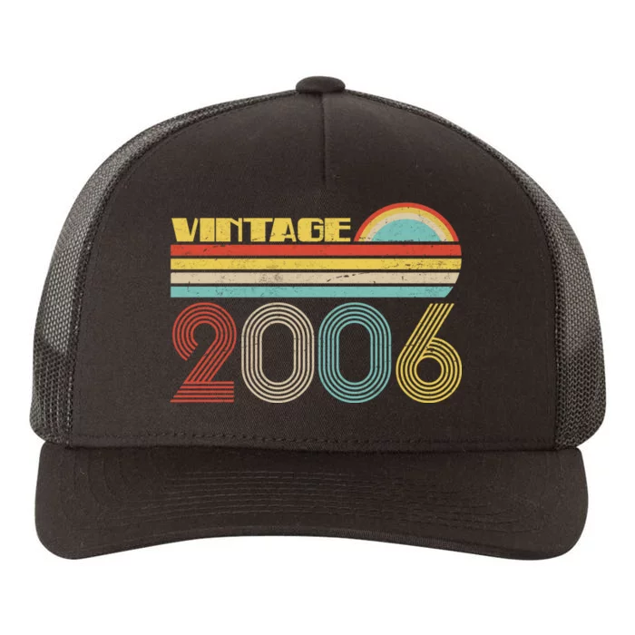 Thirteen Years Old Vintage 2006 13th Birthday Yupoong Adult 5-Panel Trucker Hat