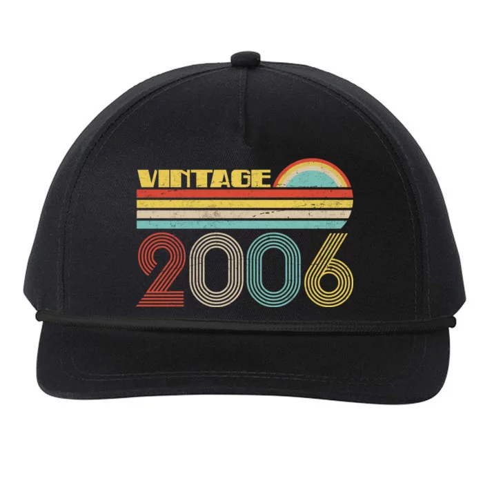 Thirteen Years Old Vintage 2006 13th Birthday Snapback Five-Panel Rope Hat