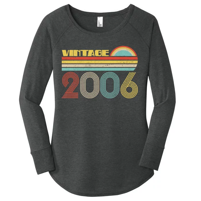 Thirteen Years Old Vintage 2006 13th Birthday Women's Perfect Tri Tunic Long Sleeve Shirt