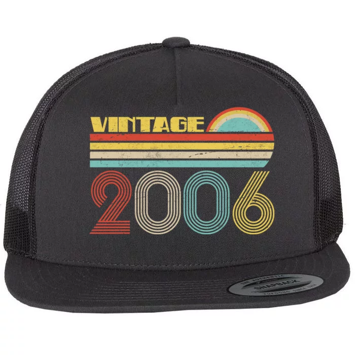 Thirteen Years Old Vintage 2006 13th Birthday Flat Bill Trucker Hat