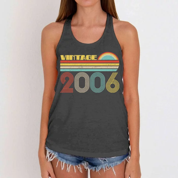 Thirteen Years Old Vintage 2006 13th Birthday Women's Knotted Racerback Tank