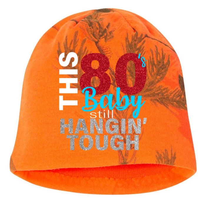 This 80's Baby Still Hangin' Tough Kati - Camo Knit Beanie