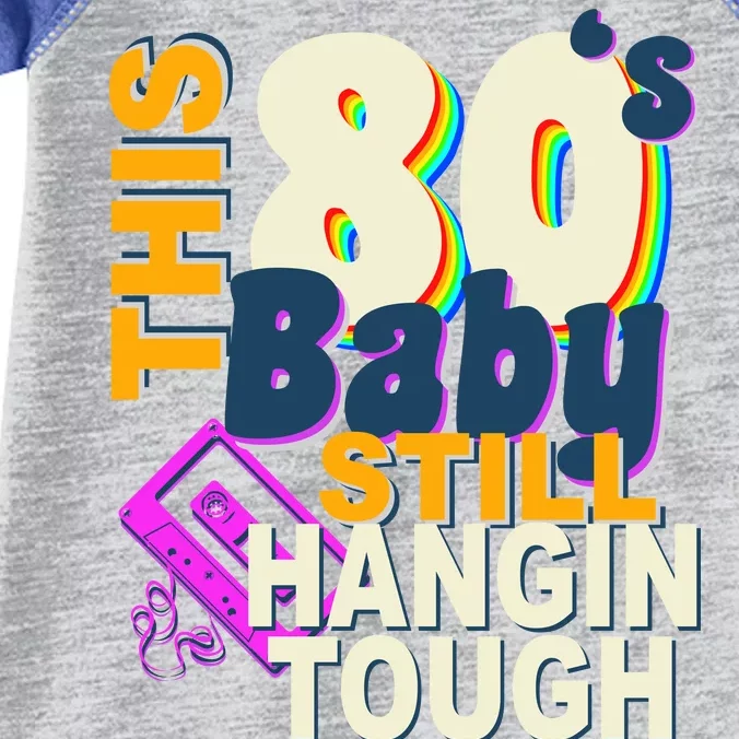 This 80's Baby Still Hangin Tough 1980s Rock Infant Baby Jersey Bodysuit