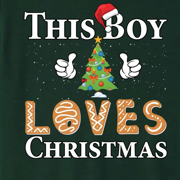 This Boy Loves Christmas ChromaSoft Performance T-Shirt