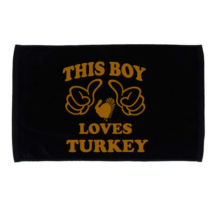 This Boy Loves Turkey Microfiber Hand Towel