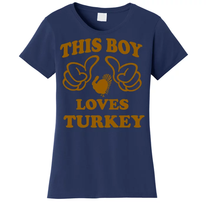 This Boy Loves Turkey Women's T-Shirt