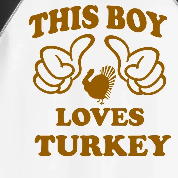 This Boy Loves Turkey Toddler Fine Jersey T-Shirt