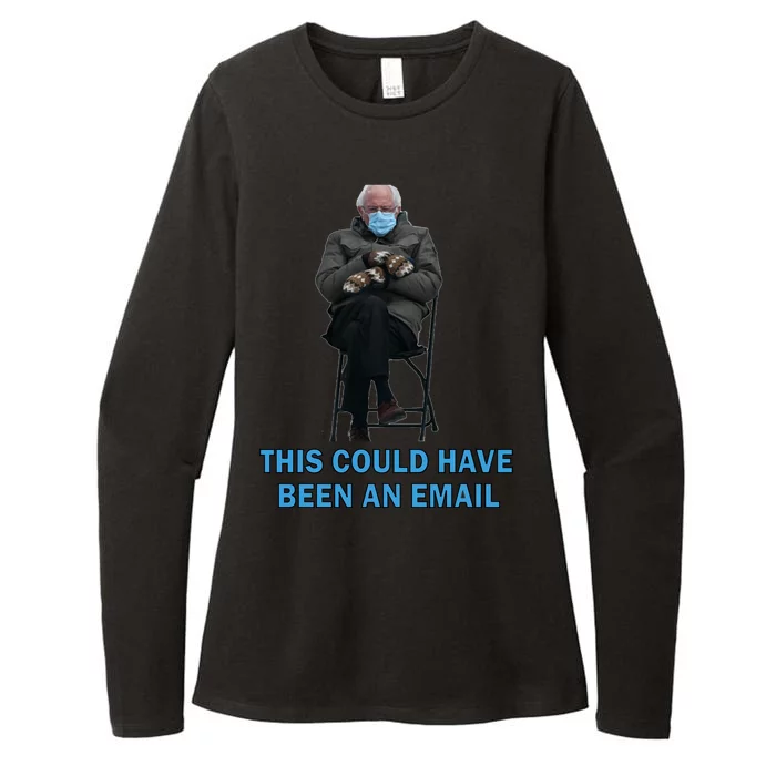 This Could Have Been An Email Bernie Sanders Mittens Sitting Womens CVC Long Sleeve Shirt