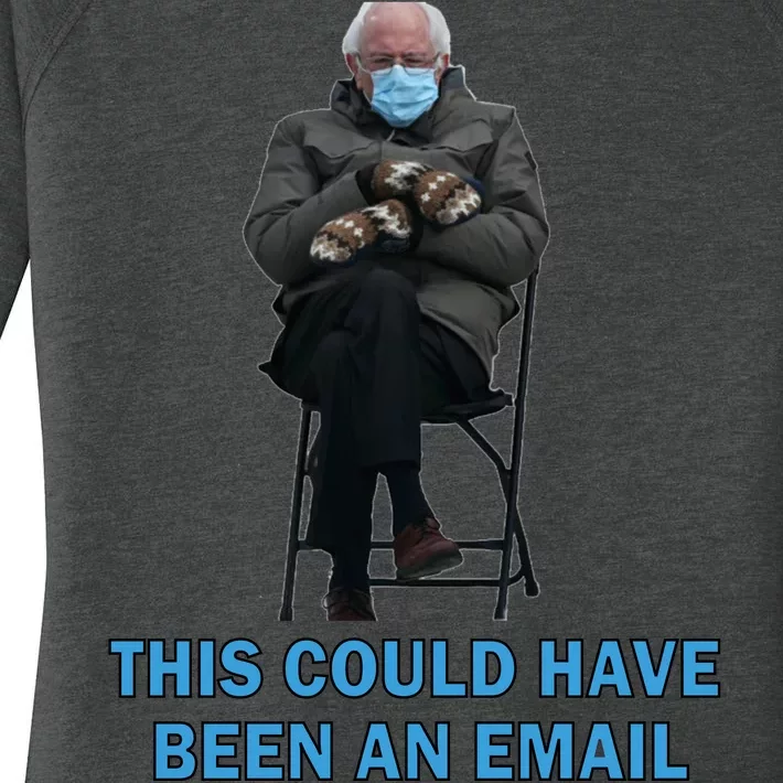 This Could Have Been An Email Bernie Sanders Mittens Sitting Women's Perfect Tri Tunic Long Sleeve Shirt