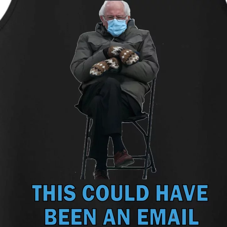 This Could Have Been An Email Bernie Sanders Mittens Sitting Performance Tank