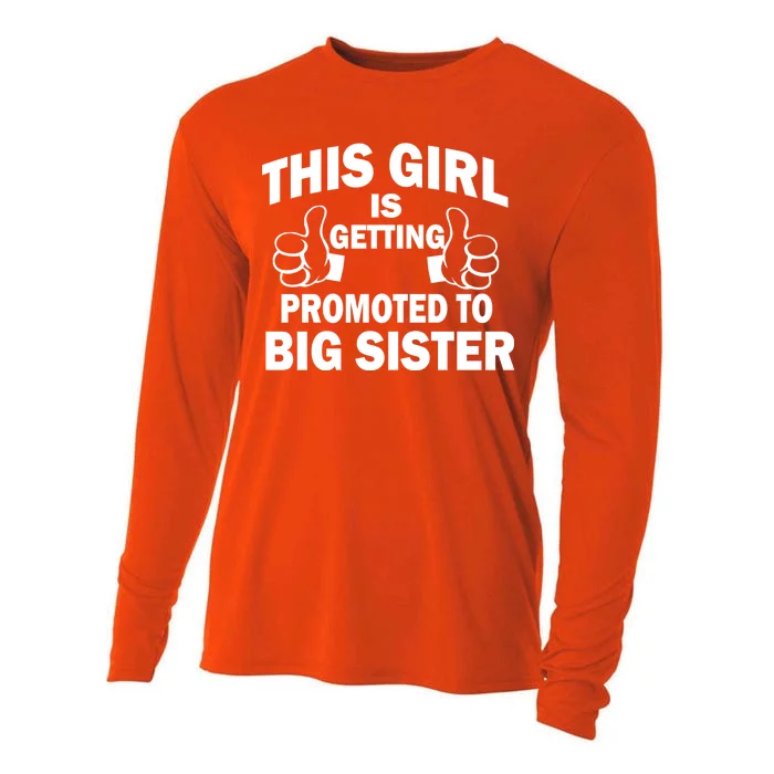 This Girl Is Getting Promoted to Big Sister Cooling Performance Long Sleeve Crew