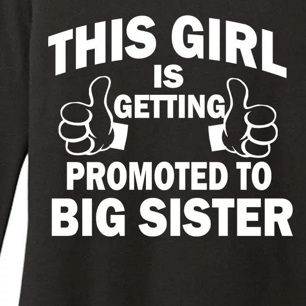 This Girl Is Getting Promoted to Big Sister Womens CVC Long Sleeve Shirt