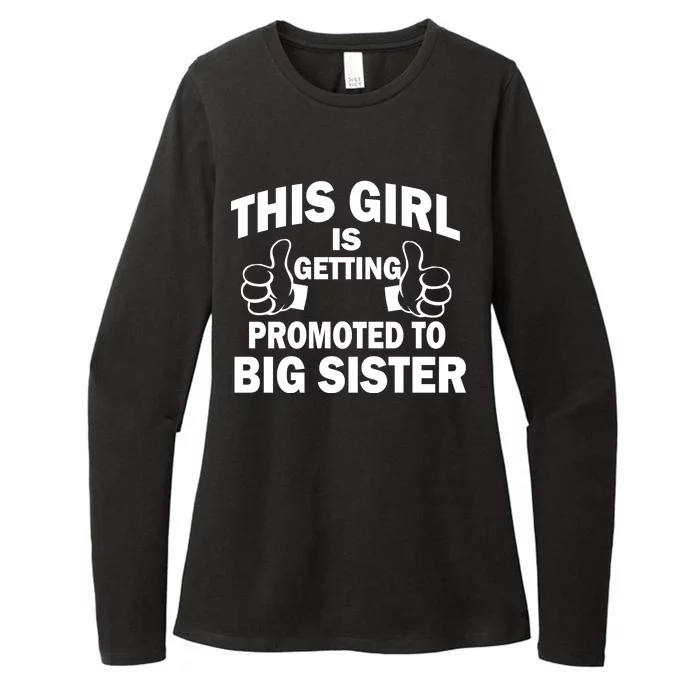 This Girl Is Getting Promoted to Big Sister Womens CVC Long Sleeve Shirt