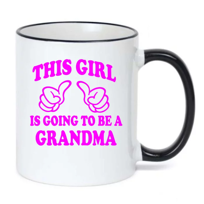 This Girl Is Going To Be A Grandma Black Color Changing Mug