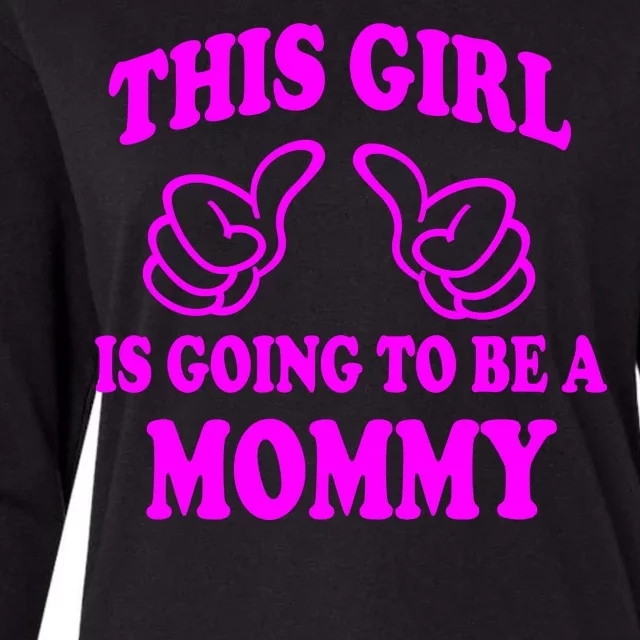 This Girl Is Going To Be A Mommy Womens Cotton Relaxed Long Sleeve T-Shirt