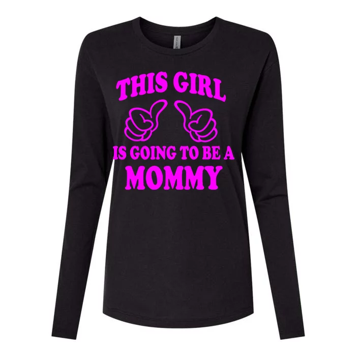 This Girl Is Going To Be A Mommy Womens Cotton Relaxed Long Sleeve T-Shirt