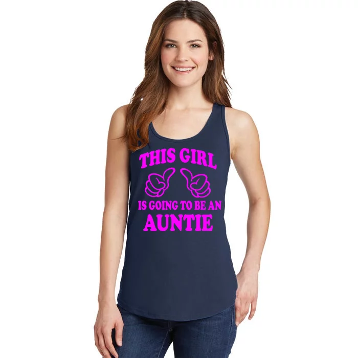 This Girl Is Going To Be An Auntie Ladies Essential Tank