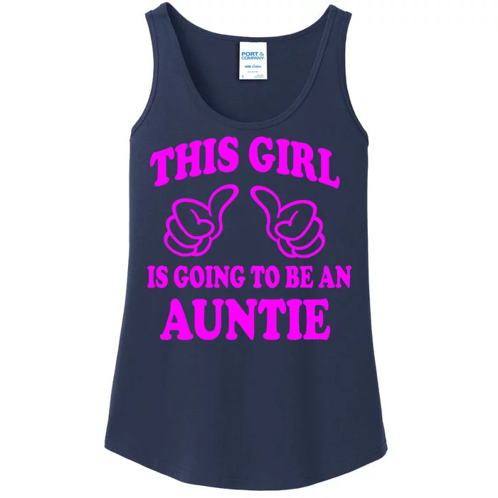 This Girl Is Going To Be An Auntie Ladies Essential Tank