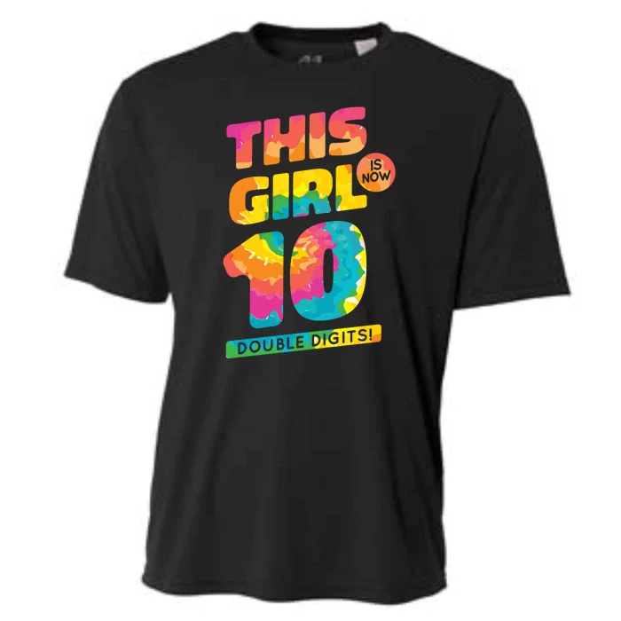 This Girl Is Now 10 Double Digits Cooling Performance Crew T-Shirt