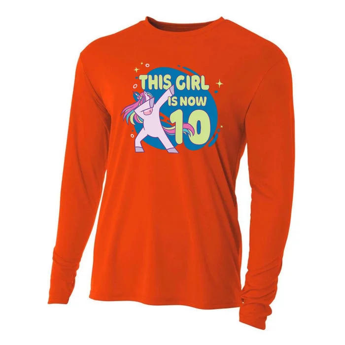 This Girl Is Now 10 Years Old Cooling Performance Long Sleeve Crew