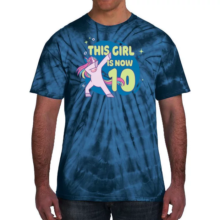 This Girl Is Now 10 Years Old Tie-Dye T-Shirt