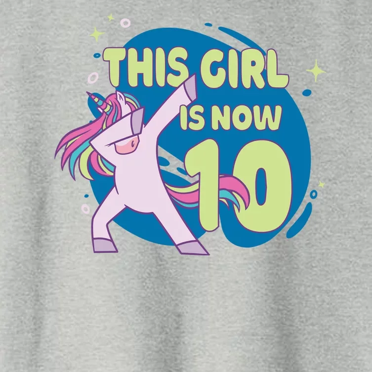 This Girl Is Now 10 Years Old Women's Crop Top Tee