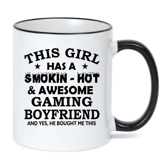 This Girl Is Taken By Smokin Hot Awesome Gaming Boyfriend Black Color Changing Mug