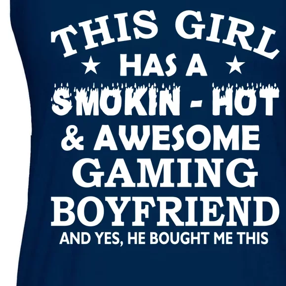 This Girl Is Taken By Smokin Hot Awesome Gaming Boyfriend Ladies Essential Flowy Tank