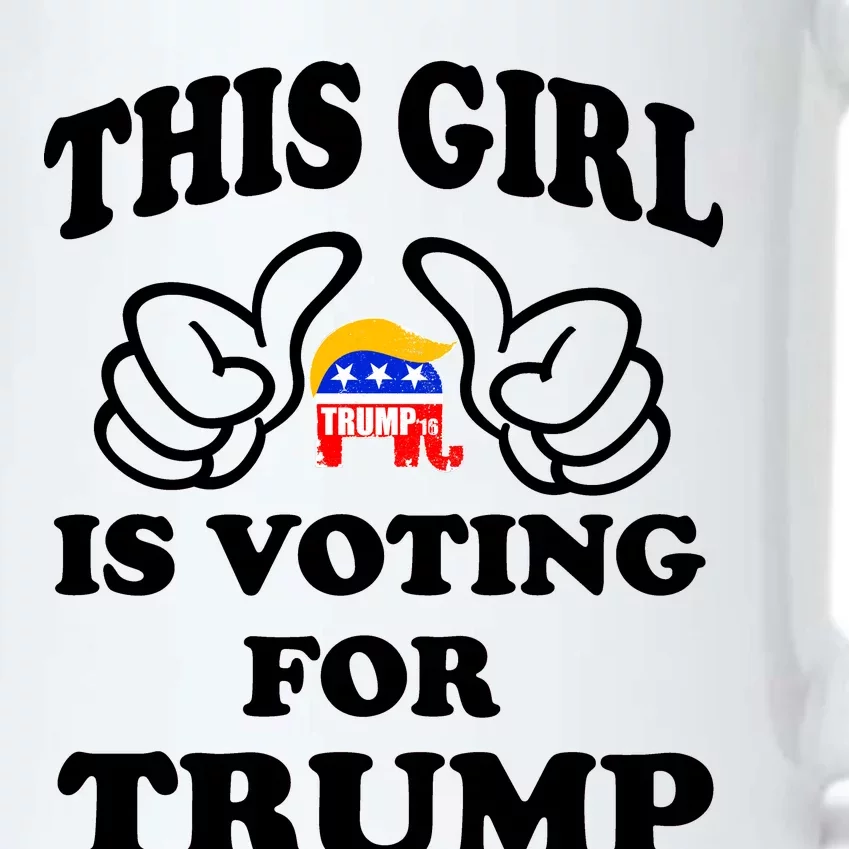 This Girl Is Voting For Trump Black Color Changing Mug