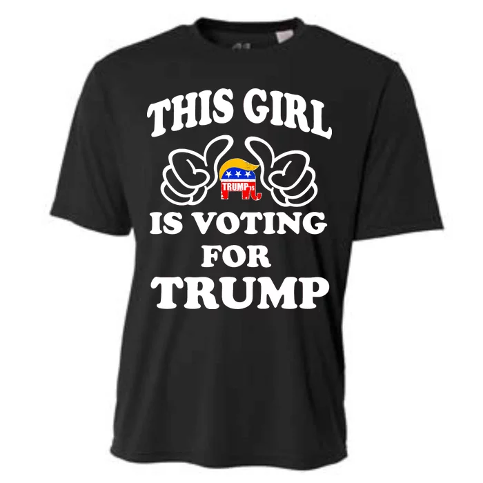 This Girl Is Voting For Trump Cooling Performance Crew T-Shirt