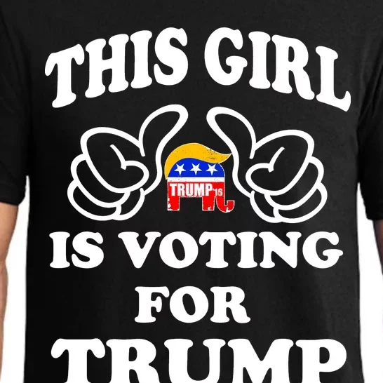 This Girl Is Voting For Trump Pajama Set