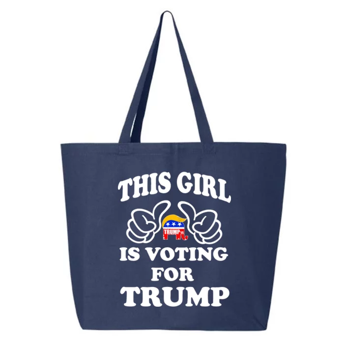 This Girl Is Voting For Trump 25L Jumbo Tote