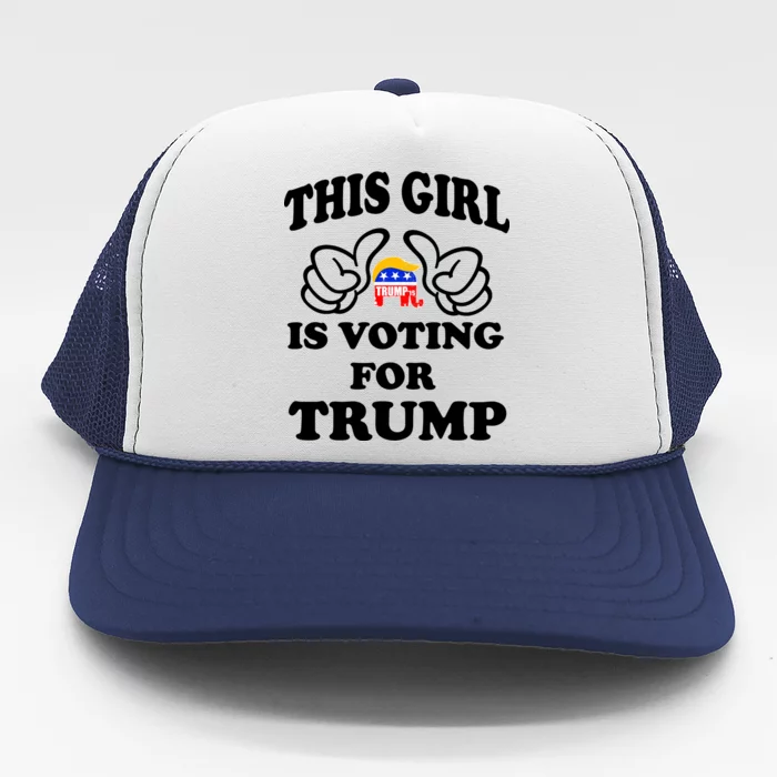 This Girl Is Voting For Trump Trucker Hat